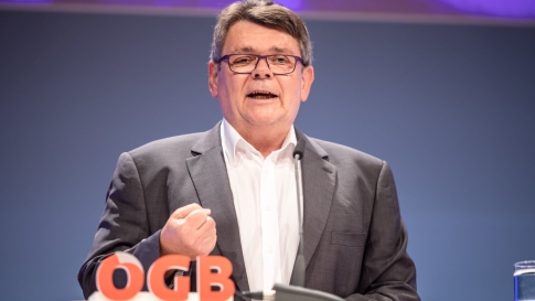 ÖGB-Präsident Wolfgang Katzian fordert Kampf gegen Arbeitslosigkeit